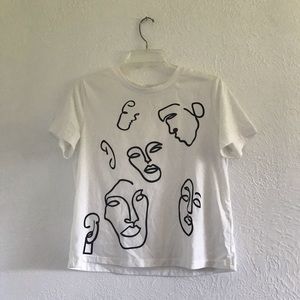 Abstract faces T-shirt 🌟